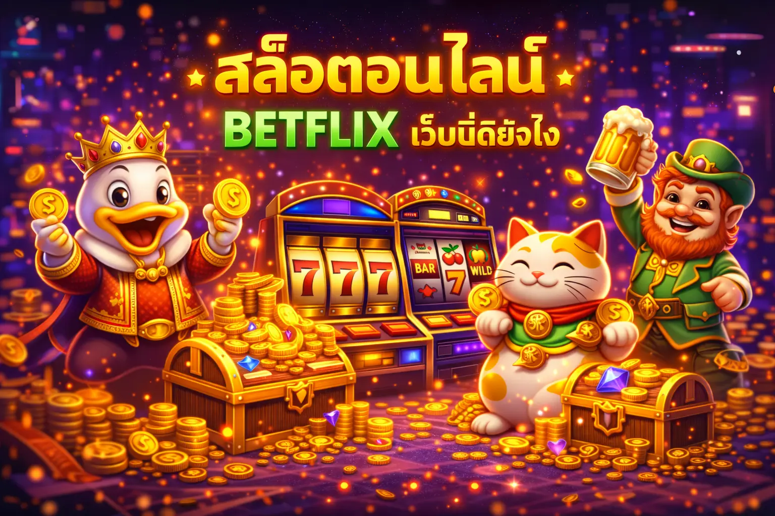 สล็อตออนไลน์ BETFLIX รวมค่ายดัง เล่นลื่น รองรับมือถือ