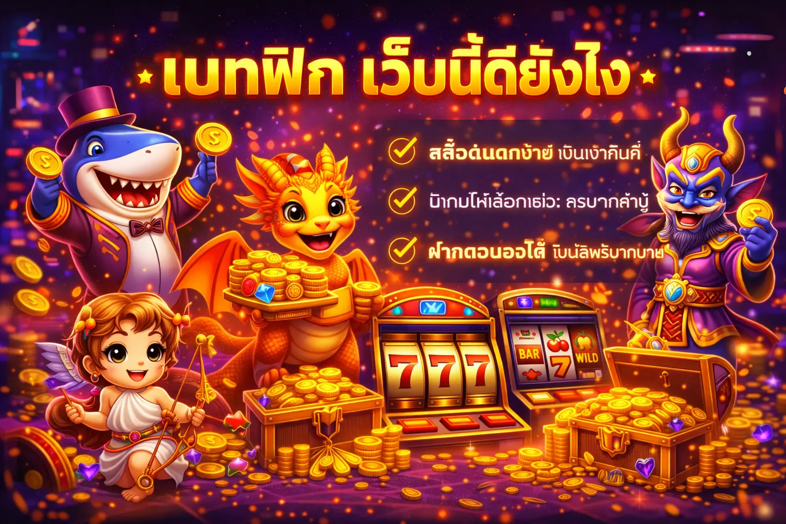 เบทฟิก เว็บนี้ดียังไง โปรโมชั่นคุ้มค่า โบนัสจัดเต็มทุกวัน