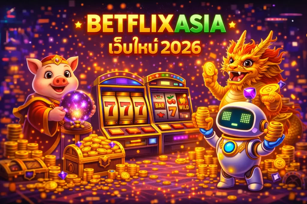 BETFLIXASIA เว็บใหม่ 2026 สล็อตแตกง่าย โปรแรงทุกสัปดาห์