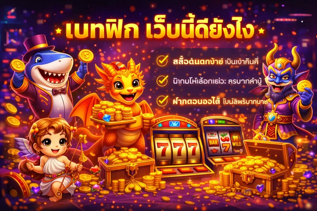 เบทฟิก เว็บนี้ดียังไง โปรโมชั่นคุ้มค่า โบนัสจัดเต็มทุกวัน